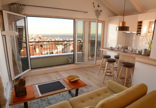 Apartamento em Lisboa - Apartamento fabuloso com vista do rio e cidade